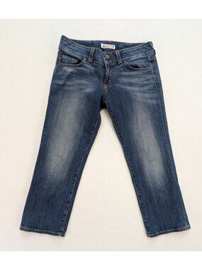 Red Engine Women's Jeans Size 31 Capri Cropped Lotus Low Rise